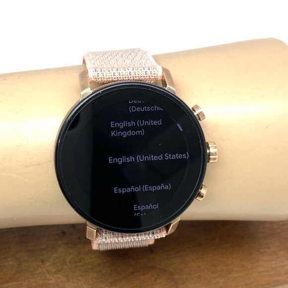 Movado Women's Watch 3660025 Connect 2.0 Rose Gold Pink Nylon Strap 40mm - Picture 10 of 13